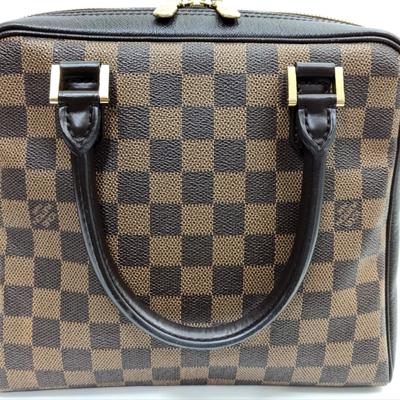 ✨️💎AUTHENTIC LOUIS VUITTON BRERA DAMIER EBENE HANDBAG - Picture 10 of 16